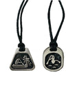 Pewter necklace -Dragonboater / Outrigger