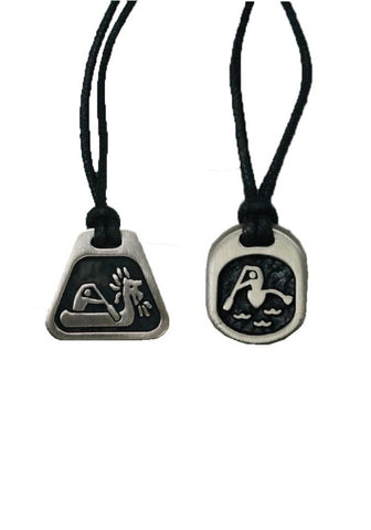 Pewter necklace -Dragonboater / Outrigger