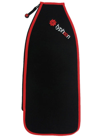 Dragon boat Paddle cover - Black with Red Trim